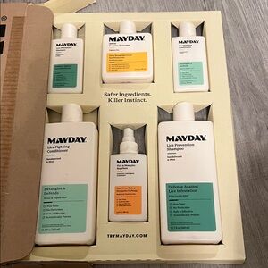 Lice Prevention Shampoo & Lice Fighting Conditioner Set - White/Green